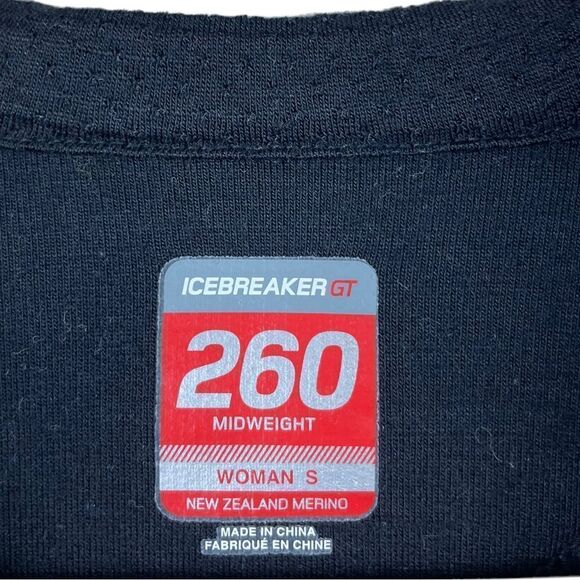 ICEBREAKER Merino Black Tech Trainer Hybrid Jacket Size S - Picture 8 of 9